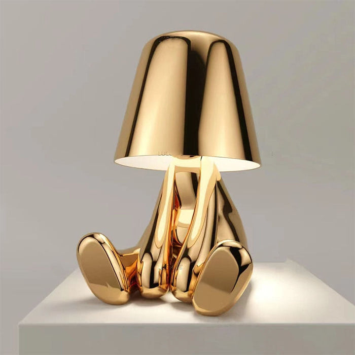 Modern Guld Metall LED Bordslampa