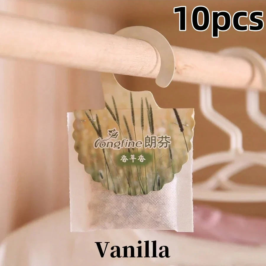 Carvallo Doftpåsar för garderob &amp; rum | 5/10 stycken | Långvarig doft | Med hängare | Aromaterapi &amp; luftrensare