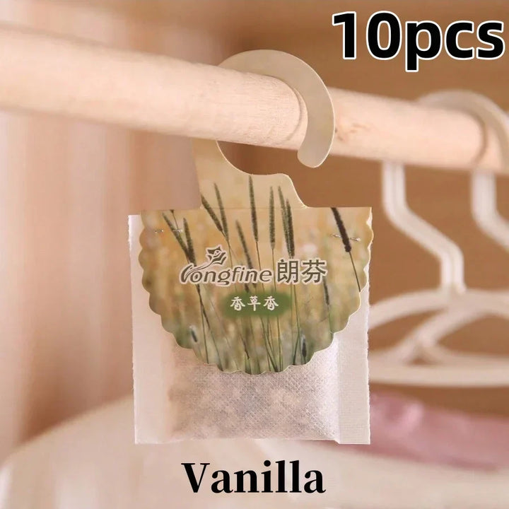 Carvallo Doftpåsar för garderob &amp; rum | 5/10 stycken | Långvarig doft | Med hängare | Aromaterapi &amp; luftrensare