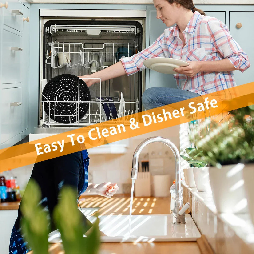 Carvallo CookSafe FlexGuard | Silikon &amp; Rostfritt stål | Fällbart stänkskydd för panna &amp; gryta | 50×32 cm | Värmetålig &amp; Diskmaskinssäker
