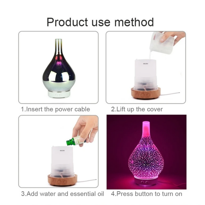 CelestialMist Aroma Diffuser – Förtrollande färger och lugnande dofter
