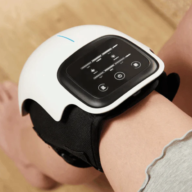 Smart Elektrisk Knä Massager Med Värme &amp; Infraröd Terapi