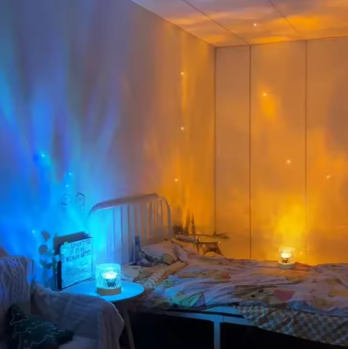 Trådlös LED-stämningslampa med fjärrkontroll
