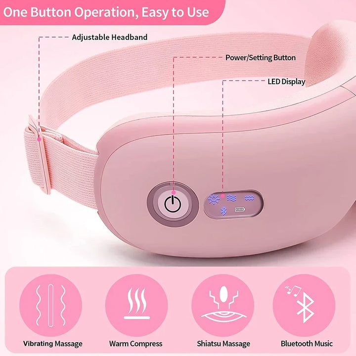 Royaleva Smart Eye Massager för omedelbar avslappning och lindring