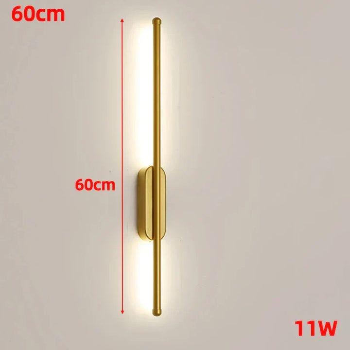 Modern nordisk LED vägglampa – Vägglampa för vardagsrum och sovrum