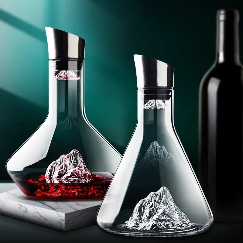 Vin Karaffel Kristallglas med Modern Design