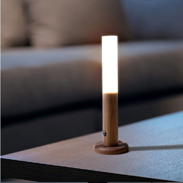 Uppladdningsbar LED-vägglampa – USB-magnetisk rörelsesensorlampa för sovrum, vardagsrum och trappa