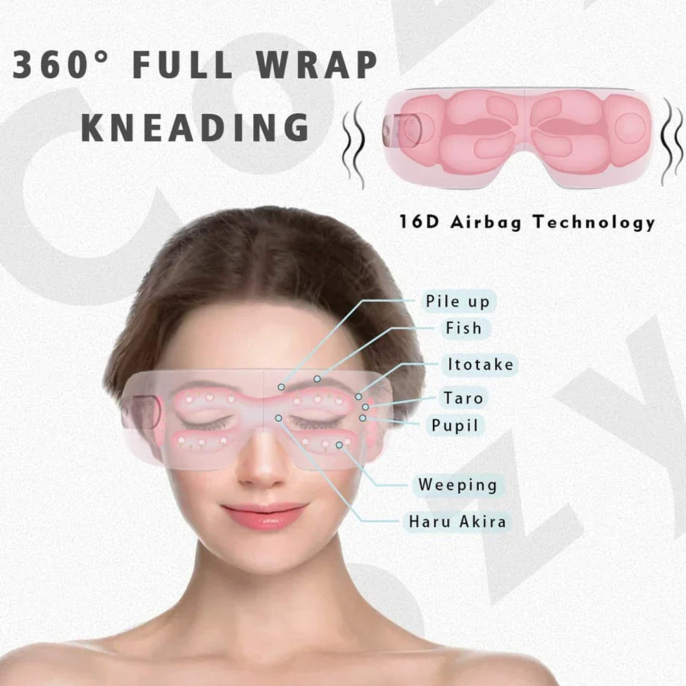 Royaleva Smart Eye Massager för omedelbar avslappning och lindring