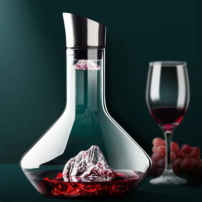 Vin Karaffel Kristallglas med Modern Design