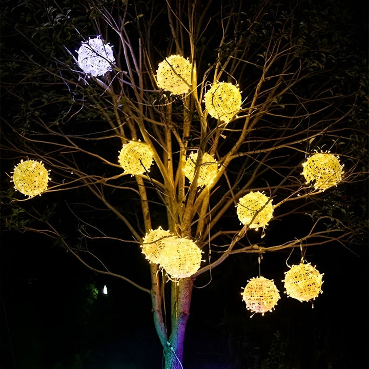 GoldenHaze Lights – LED-boll-ljusslinga för utomhus- och inredningdekoration
