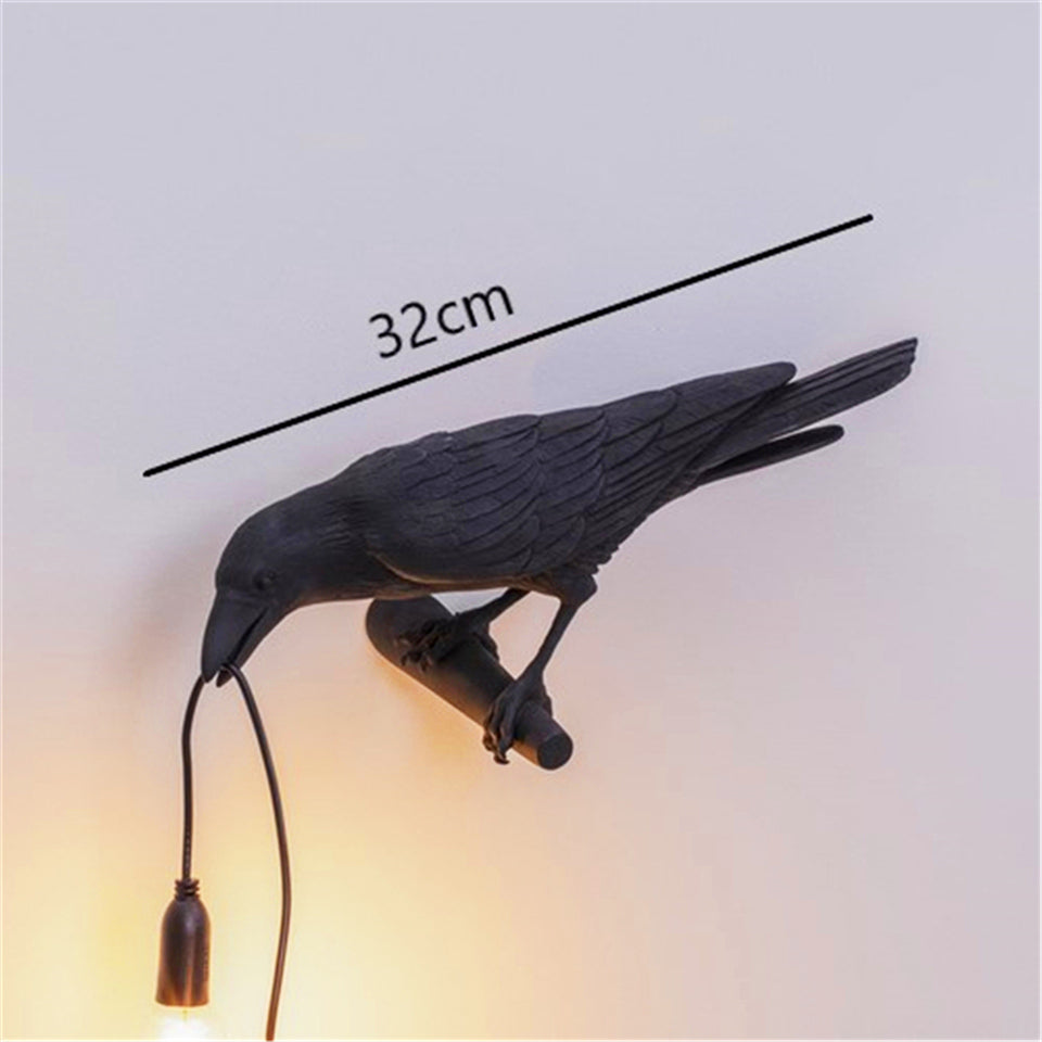 Fågel Lamp – Elegant LED Vägglampa för Hem &amp; Dekor