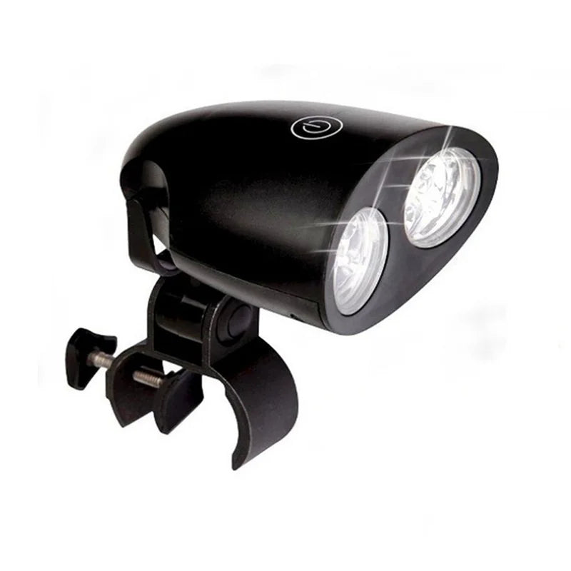 Carvallo LED Grilllampa med Dubbelhuvud | 360° Vridbar &amp; Värmebeständig | Superljus för BBQ, Nattfiske &amp; Camping