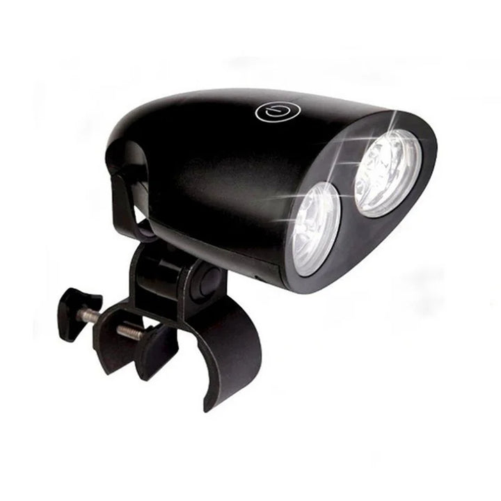 Carvallo LED Grilllampa med Dubbelhuvud | 360° Vridbar &amp; Värmebeständig | Superljus för BBQ, Nattfiske &amp; Camping