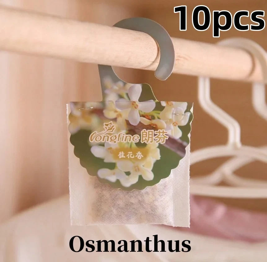 Carvallo Doftpåsar för garderob &amp; rum | 5/10 stycken | Långvarig doft | Med hängare | Aromaterapi &amp; luftrensare