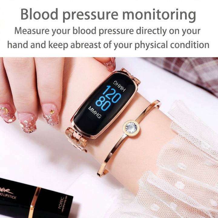 Smart Fitness Watch för kvinnor med armbandstraps