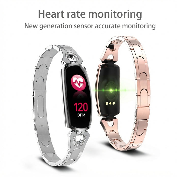 Smart Fitness Watch för kvinnor med armbandstraps