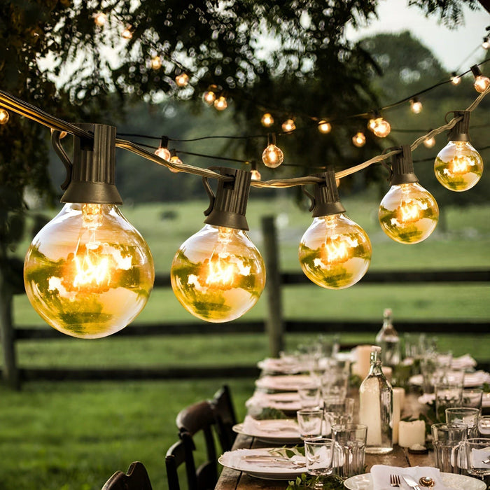 FairyFlicker String Lights - Lyxig terrassbelysning med vattentätt skydd