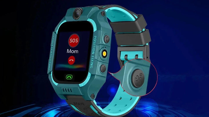 Kidguard GPS Tracker Smartwatch — Realtidspositionering, SOS-larm och tvåvägssamtal för barn