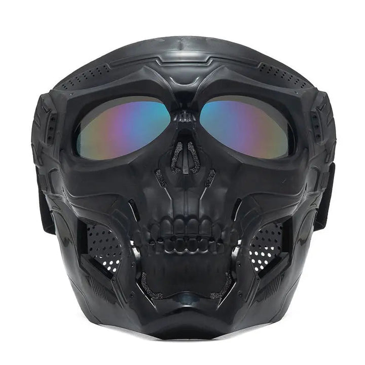 Taktisk ansiktsmask för airsoft och paintball - Andningsbar skyddsutrustning för utomhusstrider