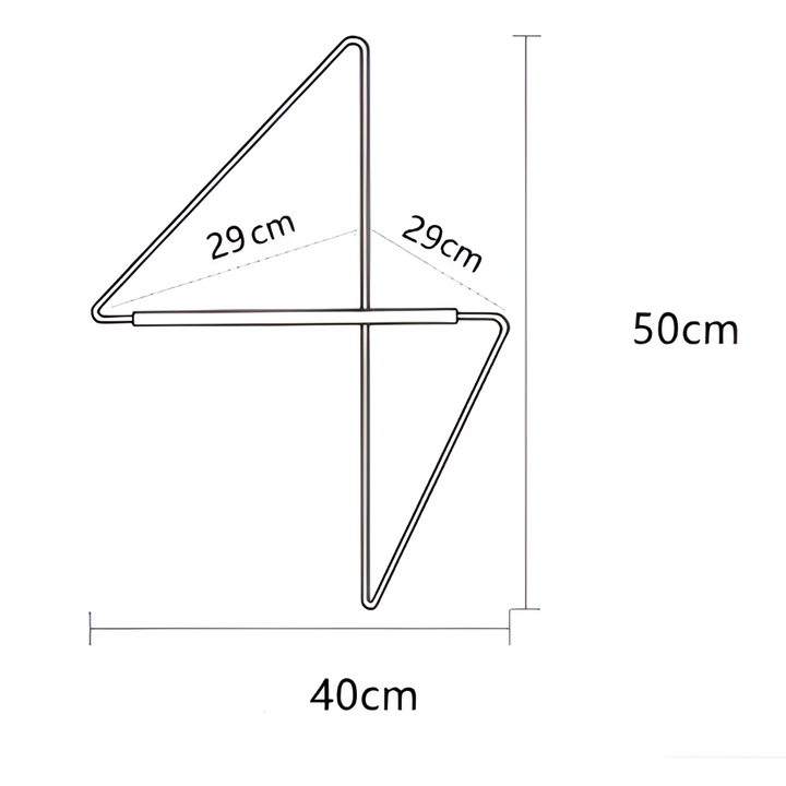 NordicFrame Klädställ – Minimalistisk &amp; Geometrisk Design