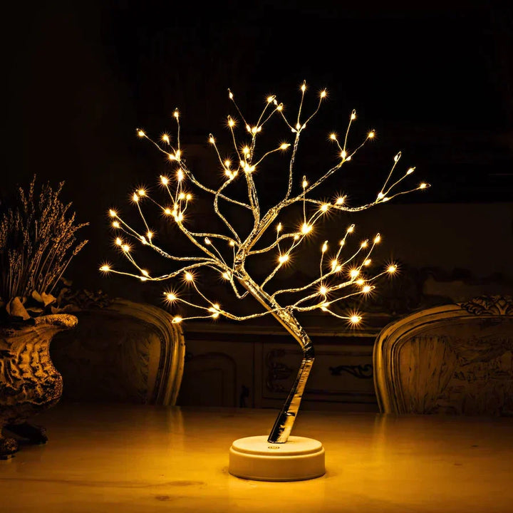 LED Bordslampa Trädgren Lampa Dekor