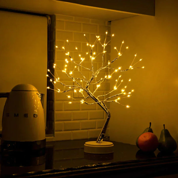 LED Bordslampa Trädgren Lampa Dekor