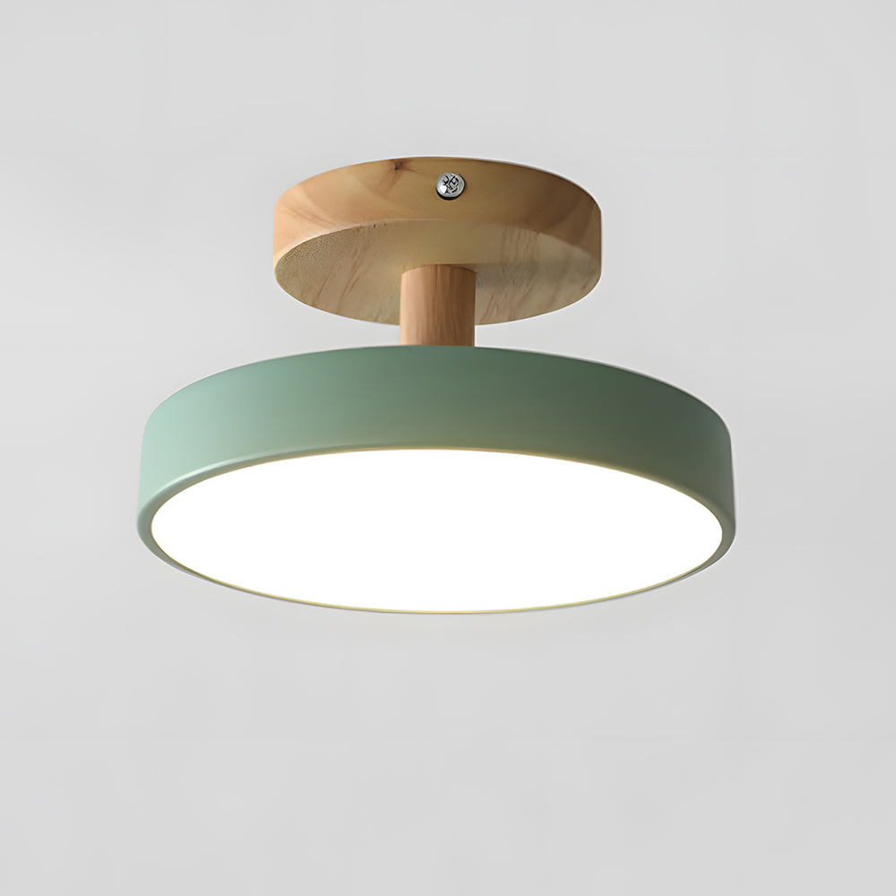 Modern Trä LED Taklampa