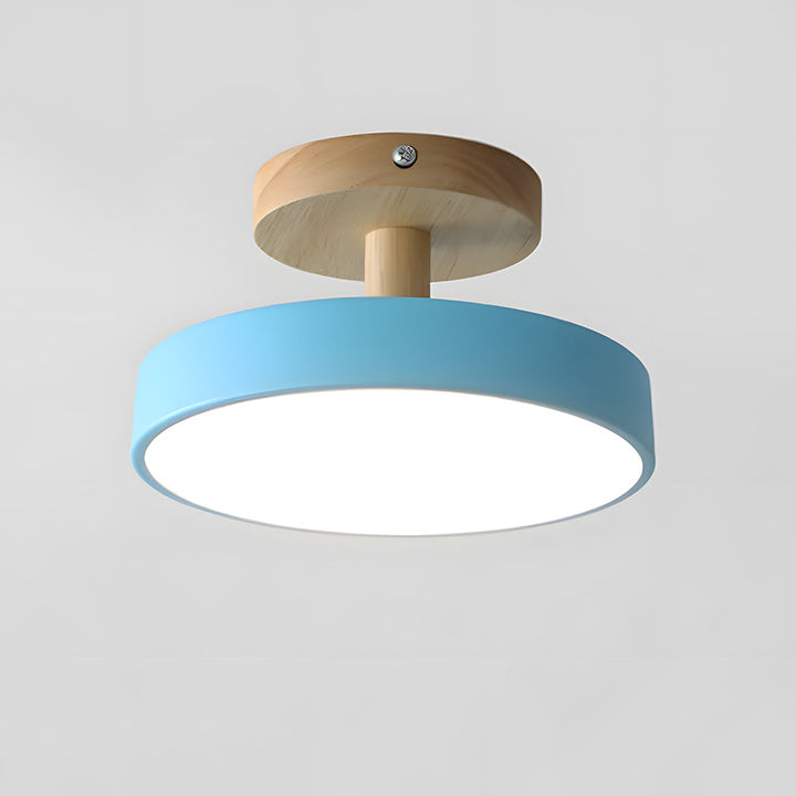 Modern Trä LED Taklampa