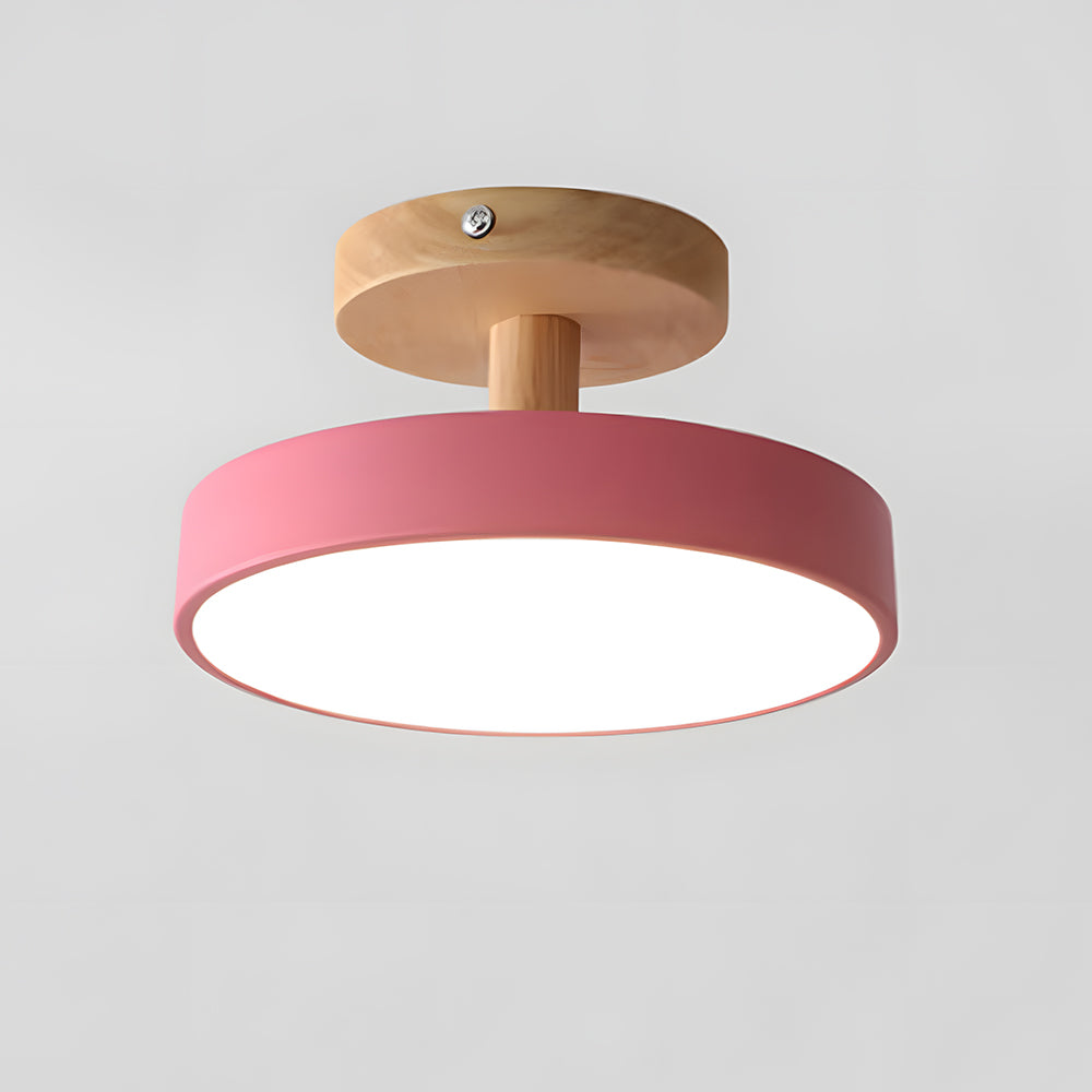 Modern Trä LED Taklampa