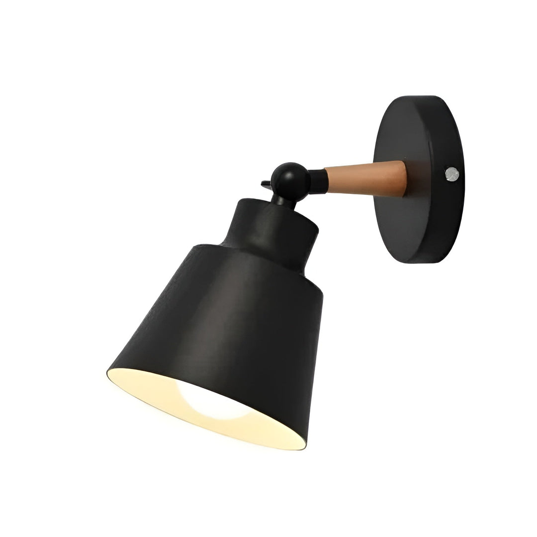 LED Vägglampa i massivt trä – Minimalistisk design för sovrum och hall