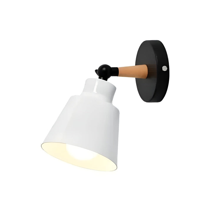 LED Vägglampa i massivt trä – Minimalistisk design för sovrum och hall