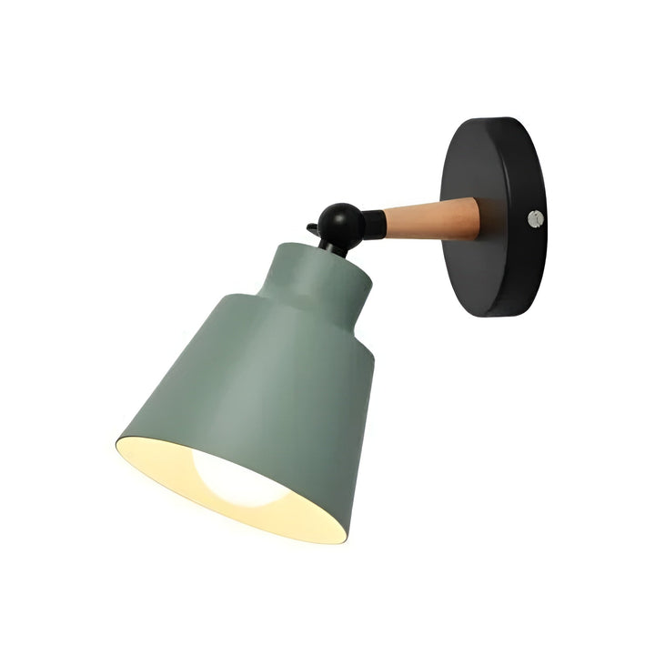 LED Vägglampa i massivt trä – Minimalistisk design för sovrum och hall
