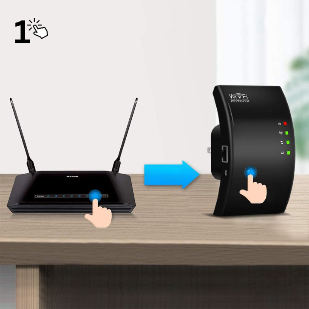 Trådlös WiFi-signal förstärkare – Pålitlig internetförlängning för hem och kontor