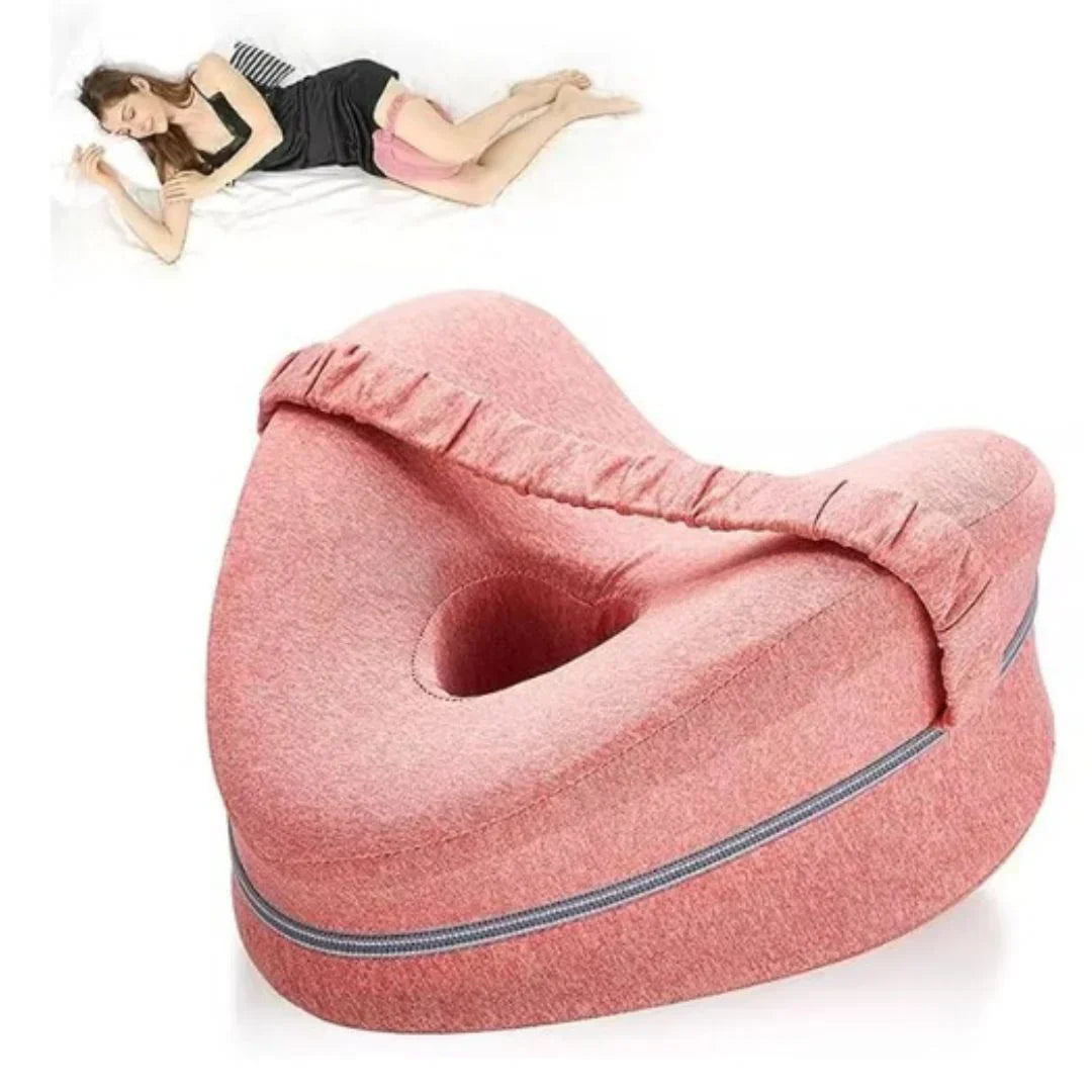 Orthopediskt knäkudde för sidoliggan – Ergonomisk benkudde med minnesskum för bättre sömn