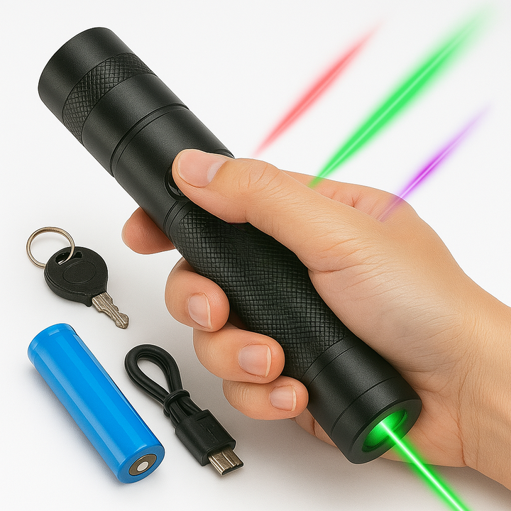 Laserpekare Lång Räckvidd Justerbar Aluminium