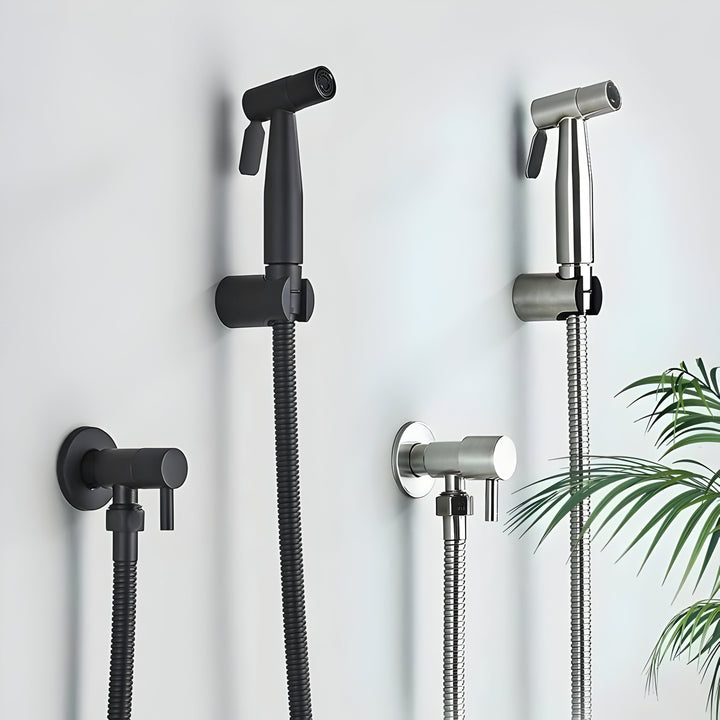 MonoSpray Set – Rostfritt Stål Bidet Sprayhuvud Armatur
