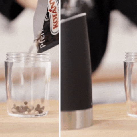 Royallure Elektrisk Salt- och Pepparkvarn – USB-laddningsbar, Justerbar Keramik och LED-lampa