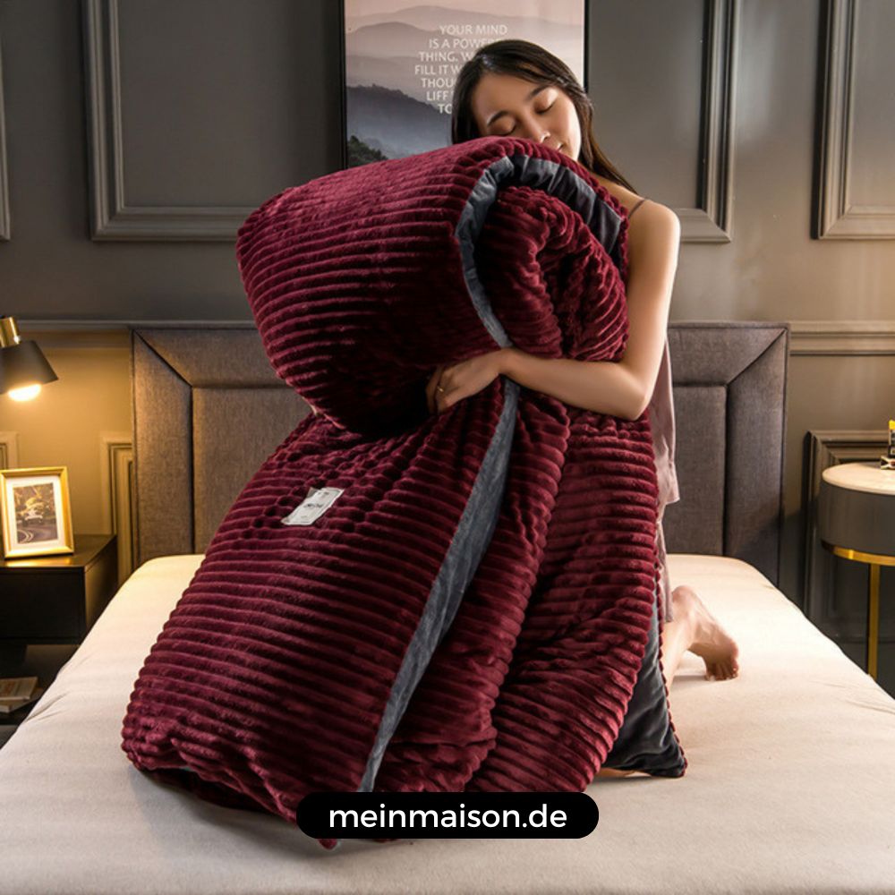 SweetDreams™ - Samt-Fleece-sängfilt | Ultimatisk komfort