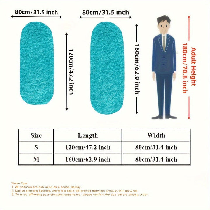 Plush Oval Rug – Mjuk och stilren matta för sovrum och vardagsrumsdekoration