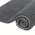 Ultra-Mjuk Chenille Badmatta – Perfekt för Badrum eller Entré