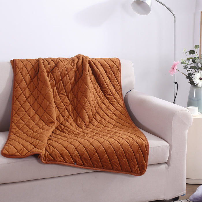Trivhem USB-värmefilt att bära – 100 x 140 cm, tre lägen och tvättbar