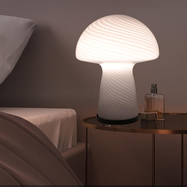 Lekfull Svamp Lampa - Förfinad Atmosfär med en Retro Tvist
