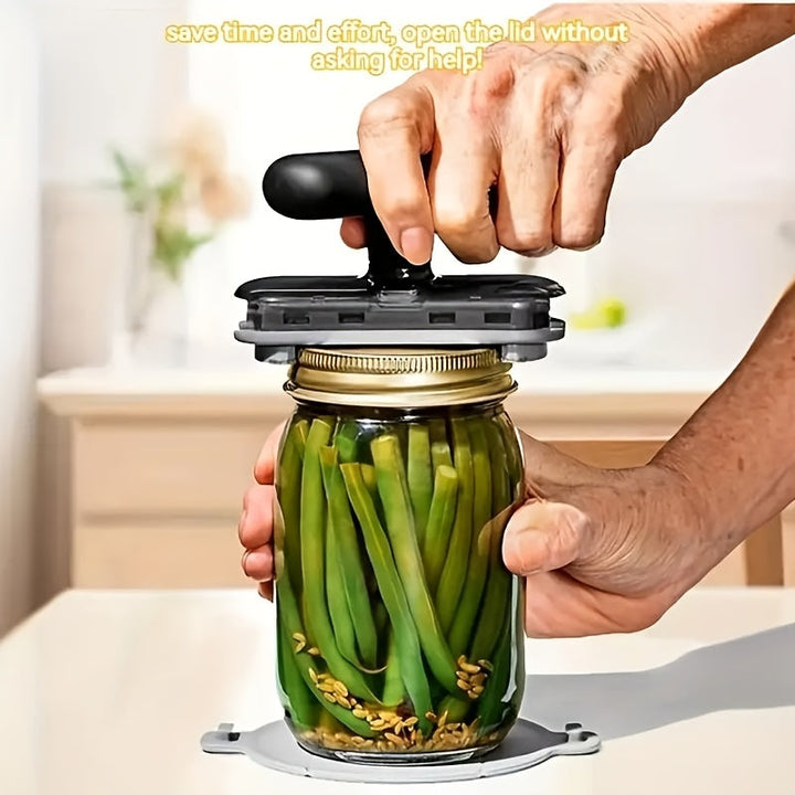 ErgoGrip justerbar flask- och konservöppnare - enkelt grepp för säker och enkel öppning