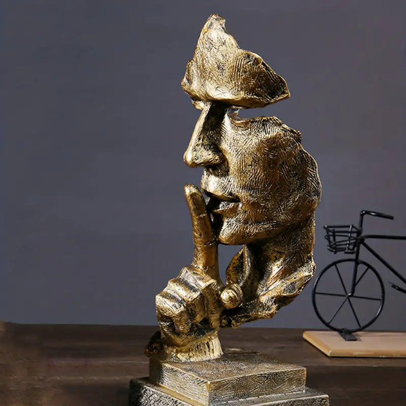 SerenitySculpt - Tankeväckande abstrakt staty för lugn reflektion