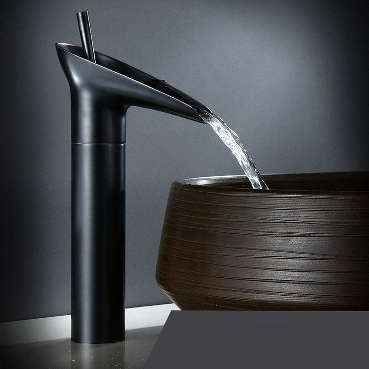 Antik Vattenfall Badrum Handfat Blandare