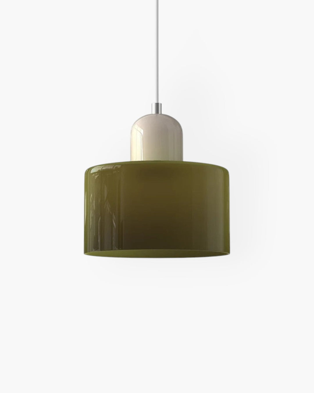 Formiva Pendel Lampa | Retro Modern Glas Skärm | Ambient E26 Belysning | Hårdkopplad Takarmatur