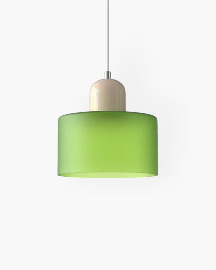 Formiva Pendel Lampa | Retro Modern Glas Skärm | Ambient E26 Belysning | Hårdkopplad Takarmatur