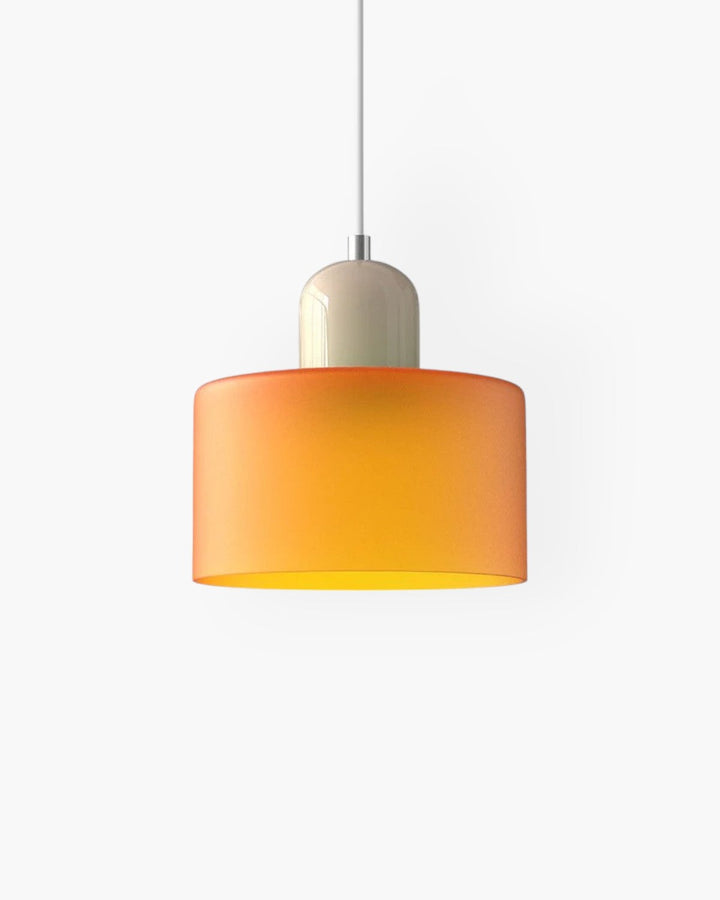 Formiva Pendel Lampa | Retro Modern Glas Skärm | Ambient E26 Belysning | Hårdkopplad Takarmatur