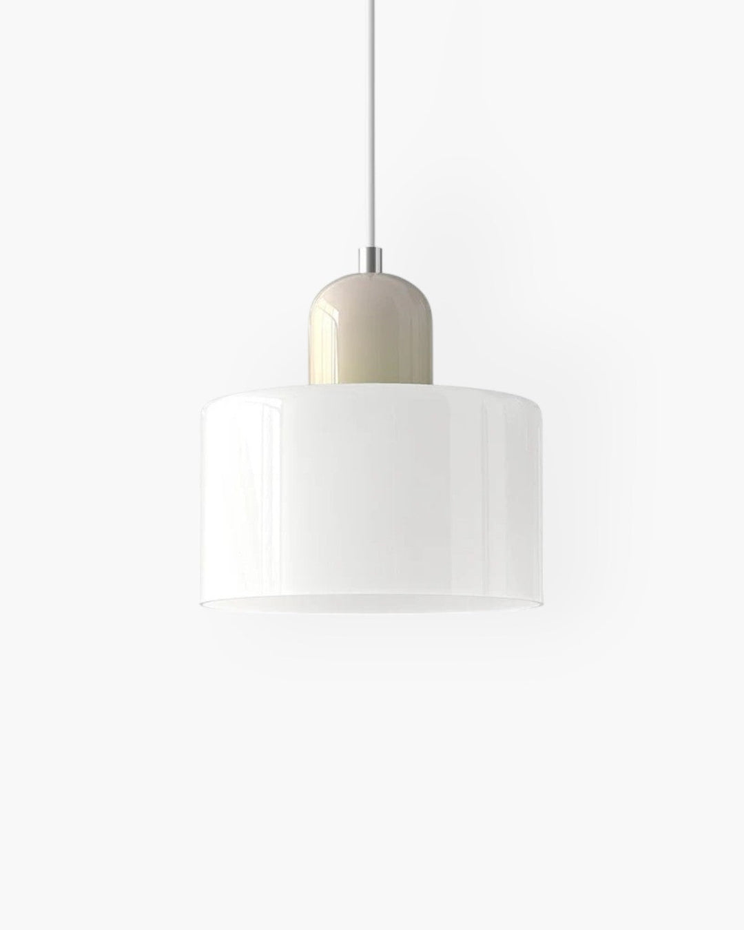 Formiva Pendel Lampa | Retro Modern Glas Skärm | Ambient E26 Belysning | Hårdkopplad Takarmatur