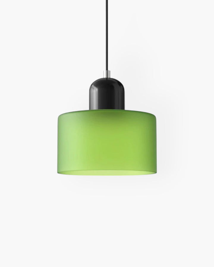 Formiva Pendel Lampa | Retro Modern Glas Skärm | Ambient E26 Belysning | Hårdkopplad Takarmatur